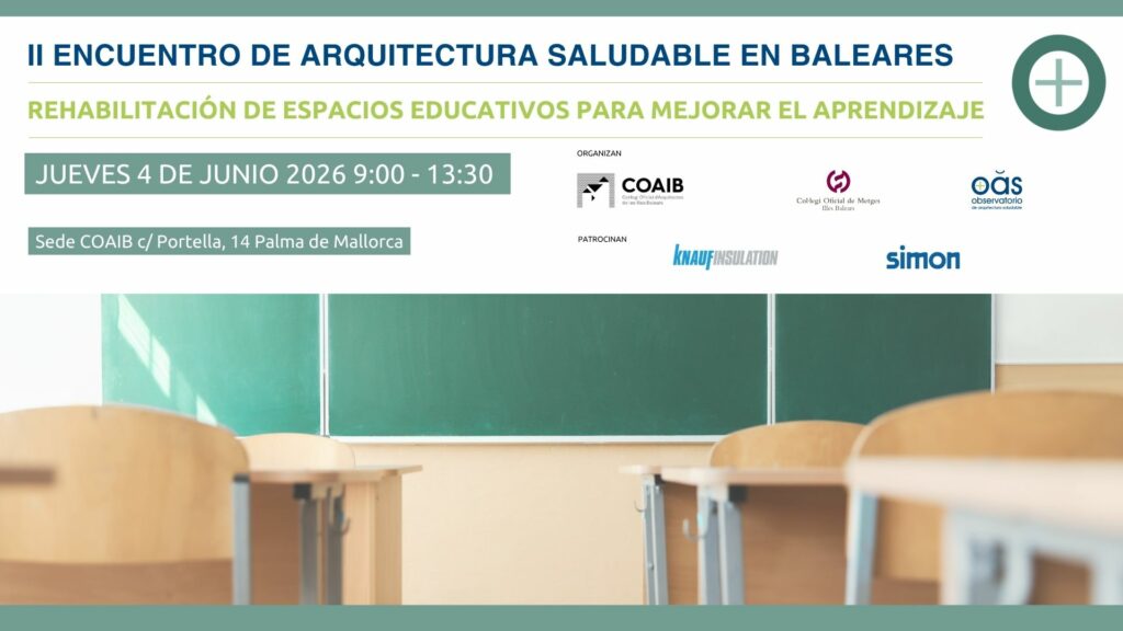 Cartel Ii Encuentro De Arquitectura Sostenible Baleares (horizontal)